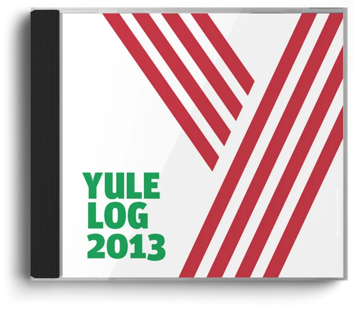 Yule Log 2013 CD case