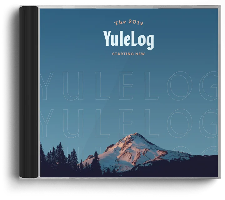Yule Log 2019 CD case