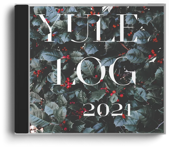 Yule Log 2021 CD case